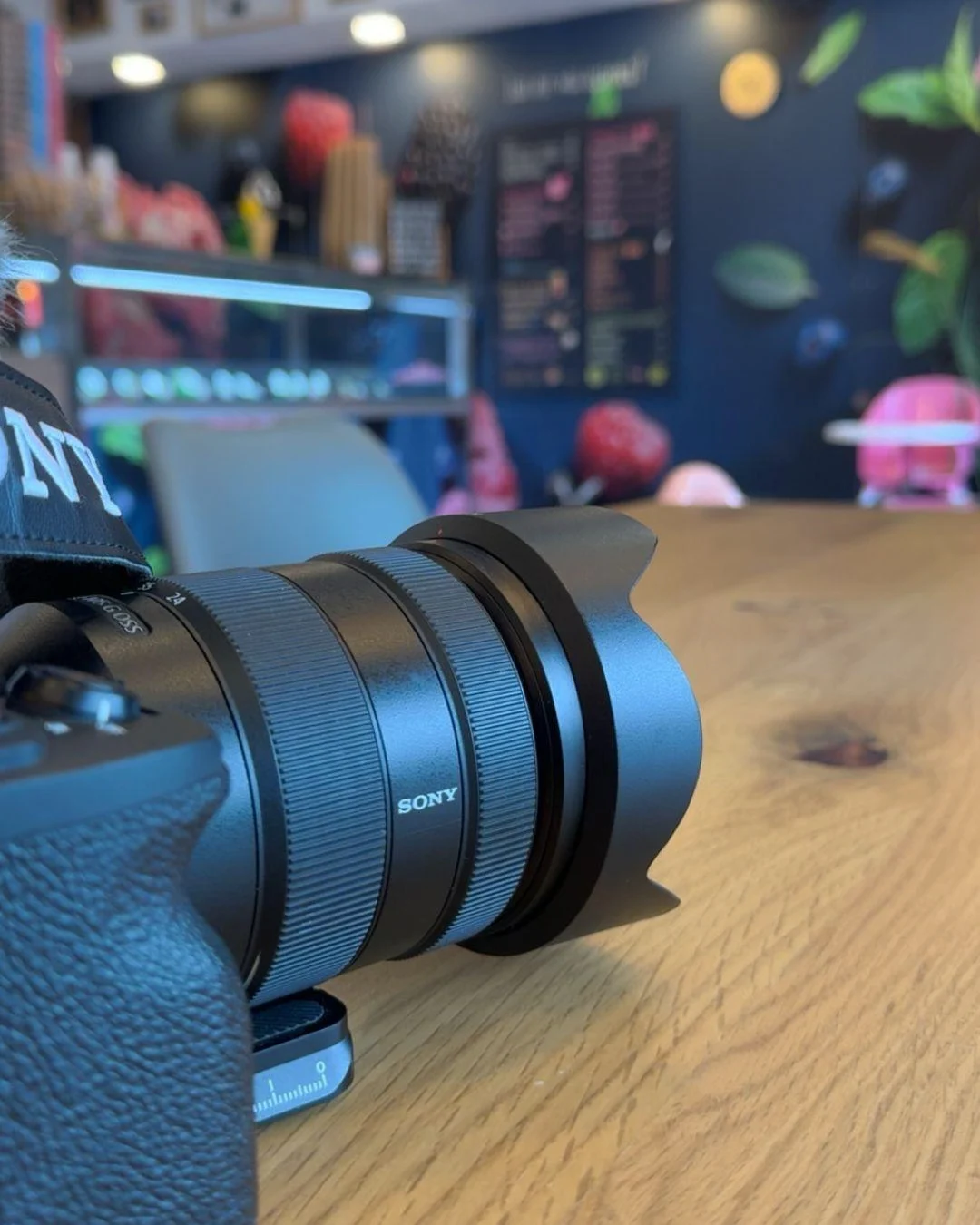 Sony-Kamera bei einer Produktion vor Ort