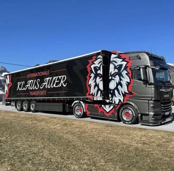 LKW-Beschriftung für Klaus Auer Transporte