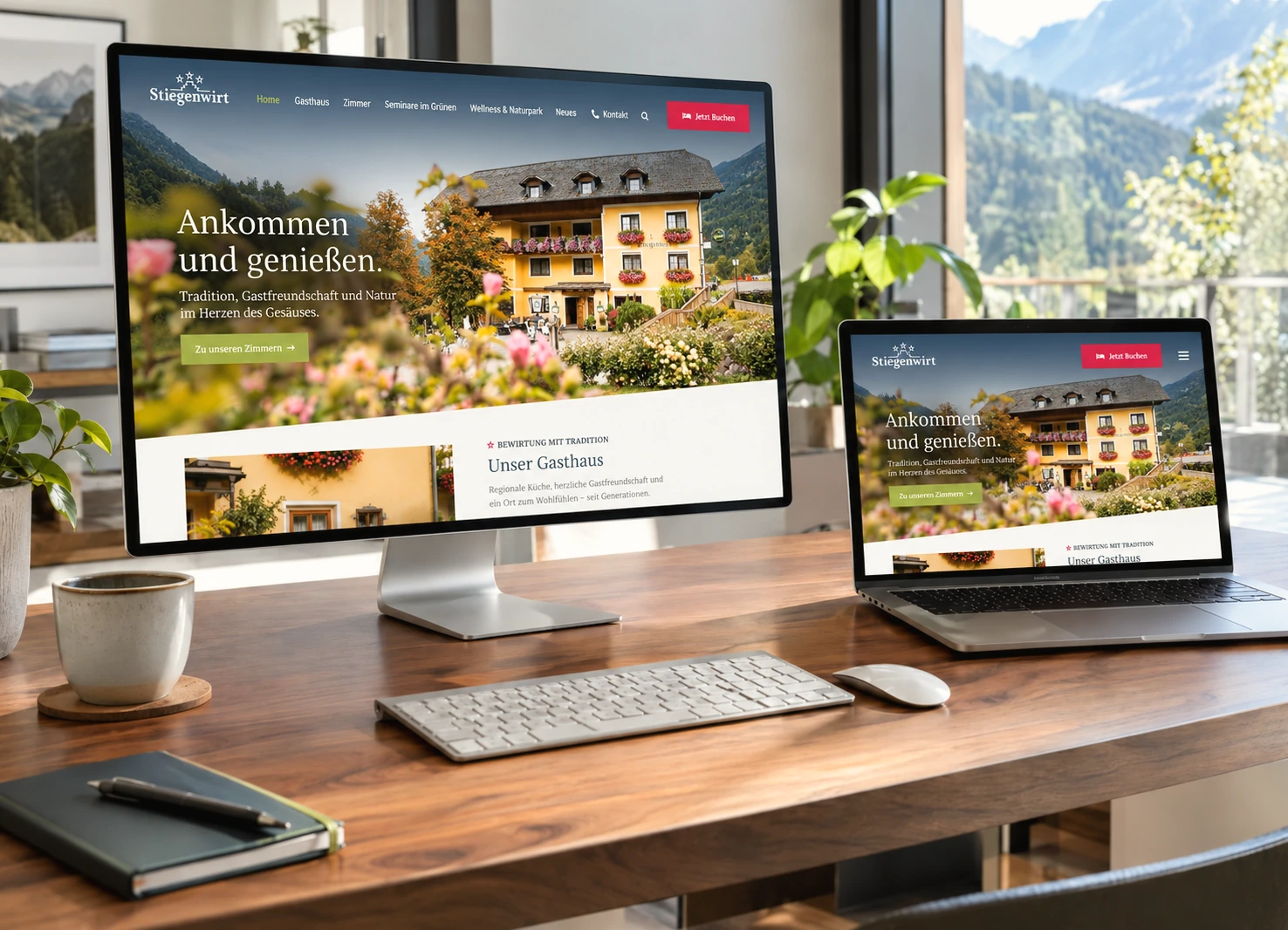 Webdesign – visuelle Leistungswelt