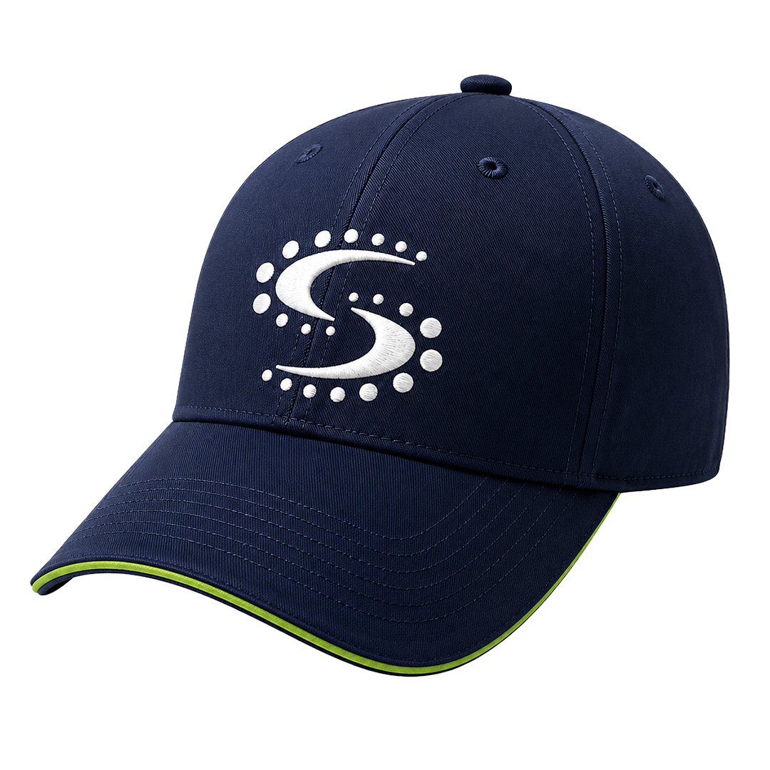 Navyblaue Sandwich-Cap mit SimplySign Logo