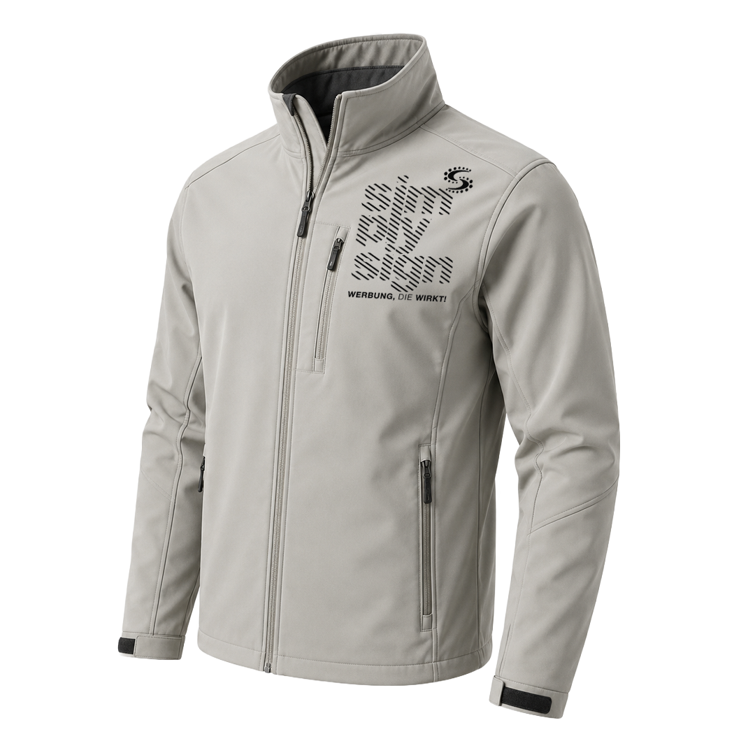 Softshelljacke mit individuellem SimplySign Druck